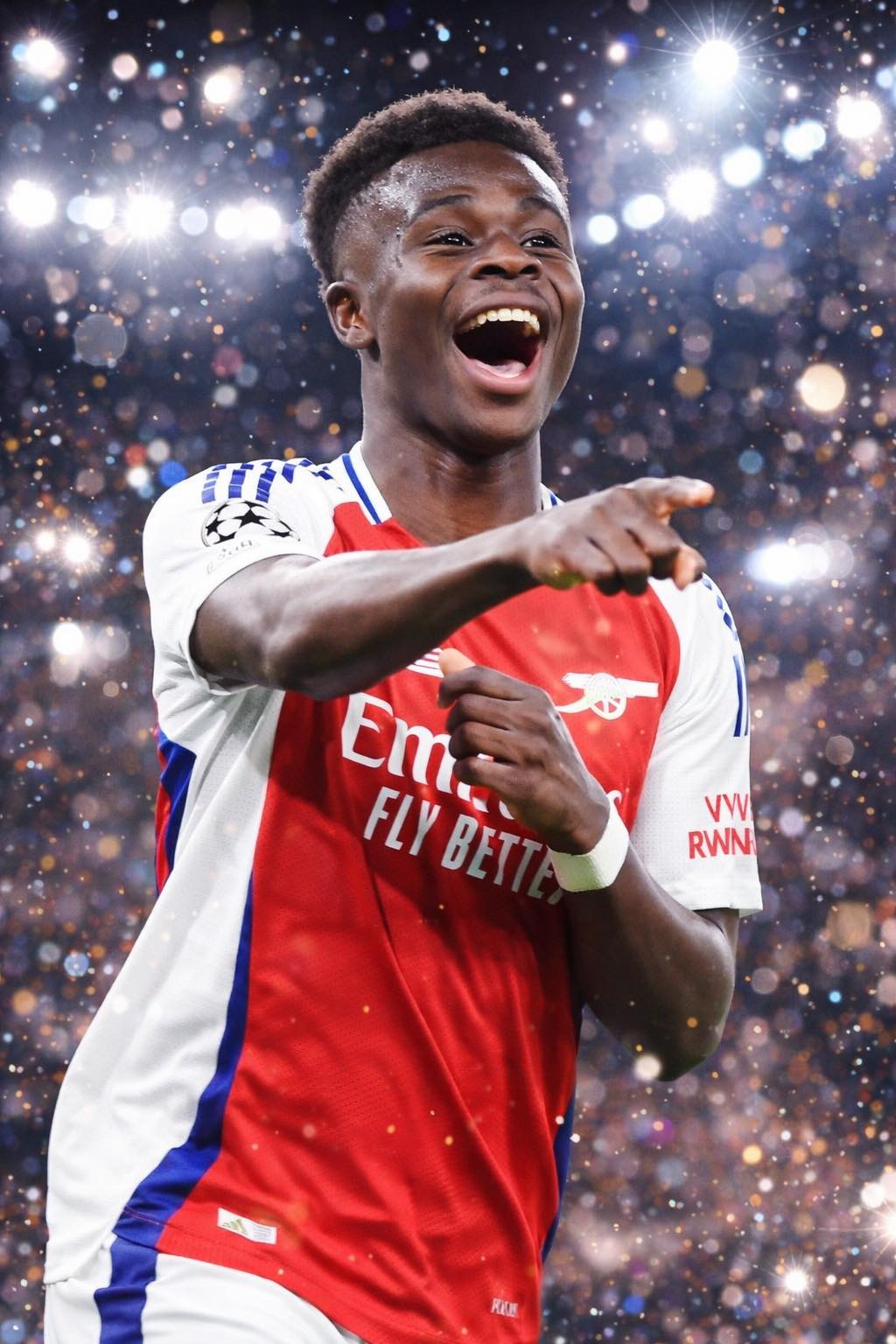 Saka nhận lương cao kỷ lục Arsenal